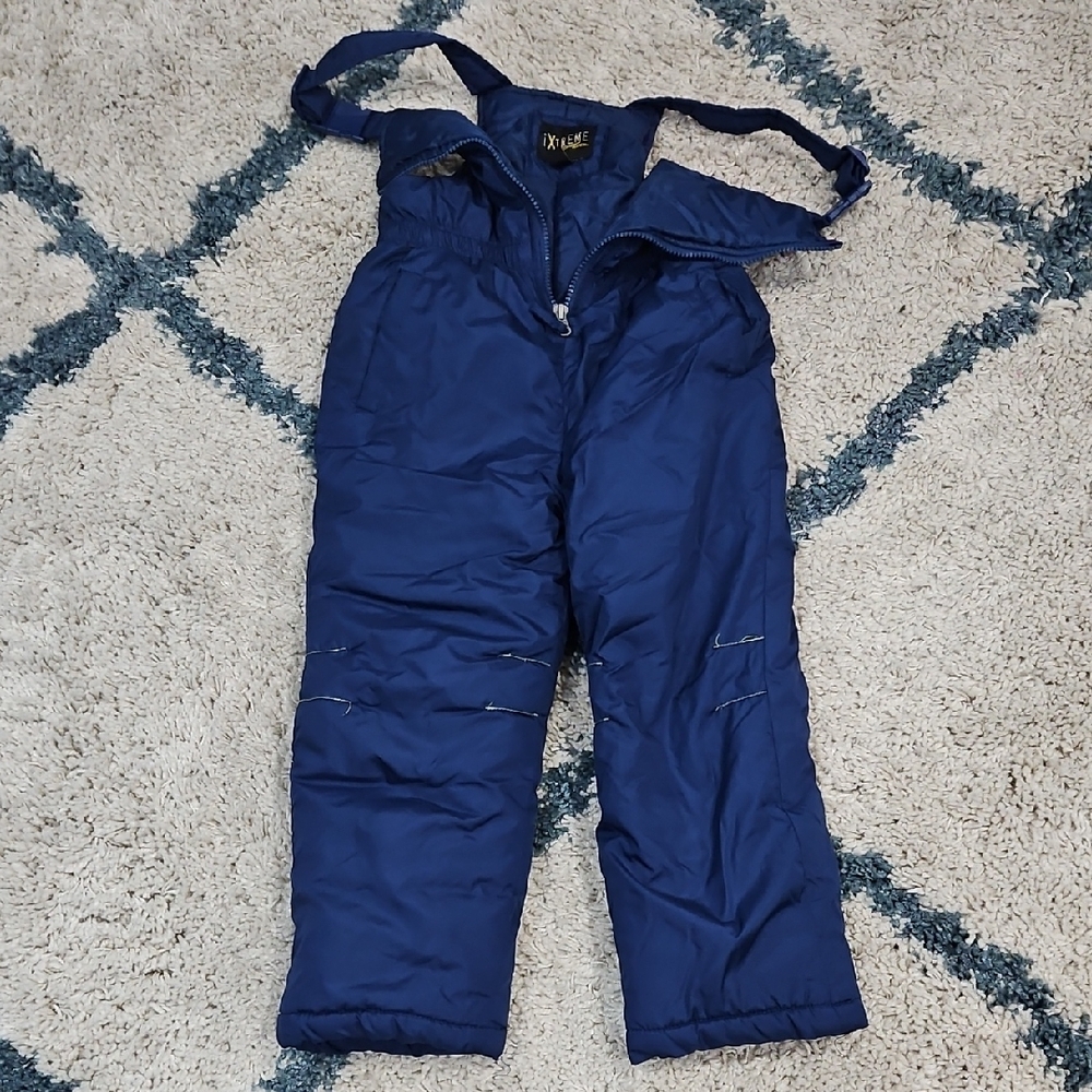 Blue Insulated Snow Pants